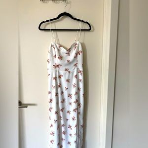 High-Slit Midaxi Dress - small tall